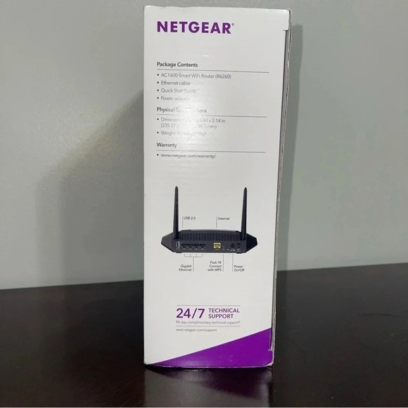NETGEAR‎ AC1600 Smart Wifi Router Dual Band Gigabit Used - Picture 2 of 6